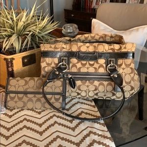 Matching Coach purse and wallet